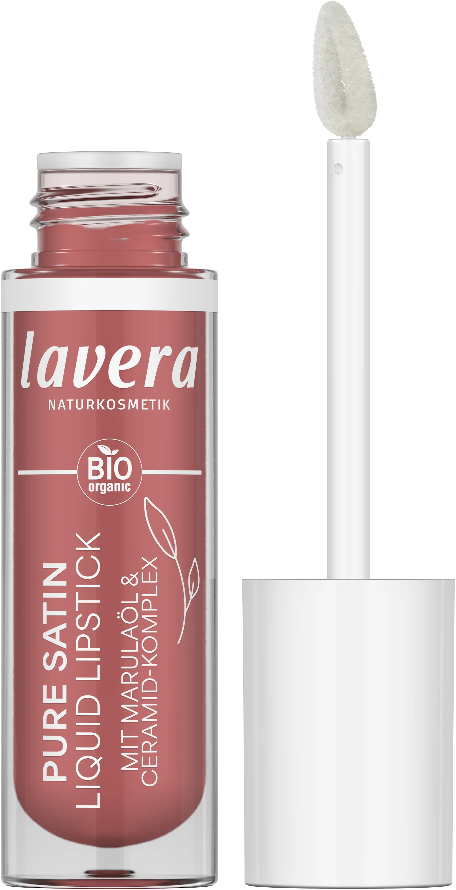 Pure Satin Liquid Lipstick -Nude Petal 02- - Image 3